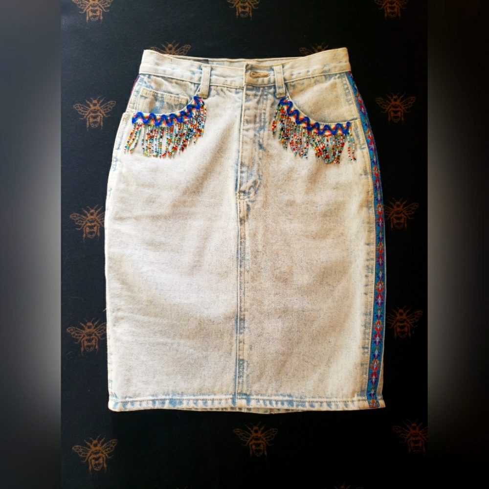 Gitano Frontiers Denim Embroidered Shirt